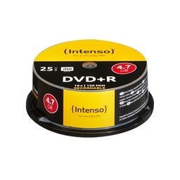 [CCDDMW0052] Intenso DVD+R 4.7GB 16x Tarrina 25Uds