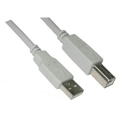 [AIEACI0025] Nanocable Cable USB 2.0 A/M-B/M, Beige, 1.8 m