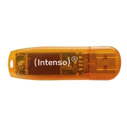 [FAELAP0282] Intenso 3502490 Lápiz USB 2.0 Rainbow 64GB Naranja