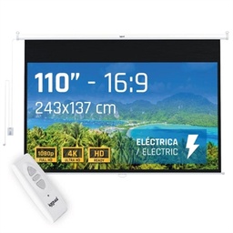 [MPRPAY0056] iggual Pantalla eléctrica 16:9 110" 243x137 cm