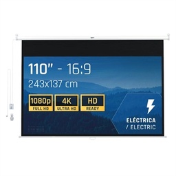 [MPRPAY0056] iggual Pantalla eléctrica 16:9 110" 243x137 cm