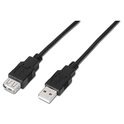 [AIEACI0030] Nanocable Cable USB 2.0 Tipo-A M/H P Negro 1,8 m