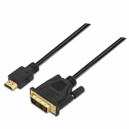 [AISCCI0282] Nanocable Cable DVI/HDMI DVI18+1/M-HDMI A/M,1.8 M