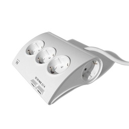 [AELREG0048] EWENT EW3935 Regleta 5 Schuko + 2 usb 2.1A