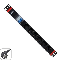 [ANEAAA0155] WP Regleta 19" 6 Tomas Schuko