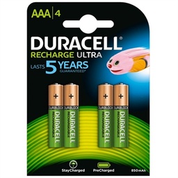 [AISPIL0113] Duracell Pila Recargable HR03 AAA 900mAh Blister*4