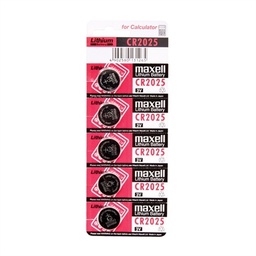 [AISPIL0140] Maxell  Pila Botón Litio CR2025 3V Blister*5