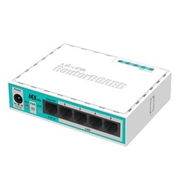 [NROCAB0046] MikroTik RB750r2 hEX lite Router 5x10/100 L4