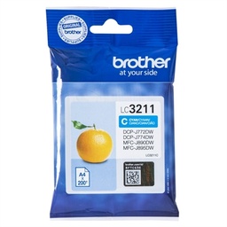 [CCICTO0719] Brother Cartucho LC3211C Cyan