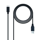 Nanocable Cable USB 3.1 Gen2 USB-C/M-A/M 0,5 M