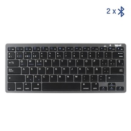 [FTRTEI0012] iggual Teclado Bluetooth Slim TKL-BT negro 2 canal