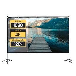 [MPRPAY0060] iggual Pantalla exterior portable 100" 221x124 cm
