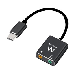 [AISCCI0512] Ewent Cable adaptador de audio USB tipo C/ Jack