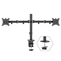 [AISATV0314] iggual SPM02 Soporte pinza 2 monitores 17"-32"