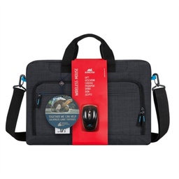 [AAOABT0754] RIVACASE 8058 Bundle maletín 17,3" + ratón inal.