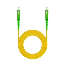 [ANEAHE0829] Nanocable Cable fibra SC/APC LSZH Amarillo 10m