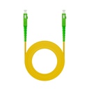 Nanocable Cable fibra SC/APC LSZH Amarillo 15m