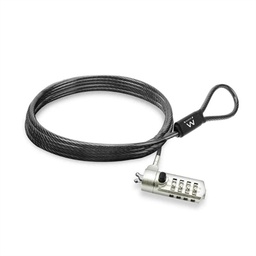 [AAOAAC0140] EWENT CANDADO PARA PORTÁTIL CON COMBINACIÓN WEDGE