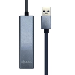 [APTAPC1033] Aisens Conversor USB 3.0 Ethernet + 3 usb3.0 gris