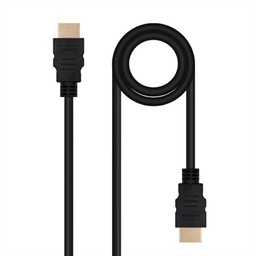 [AISCCI0626] Nanocable HDMI V2.0 4K@60Hz 18Gbps A-M-A-M 0.5m