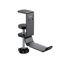 [APTAPC1058] EWENT Soporte Auriculares ajustable escritorio