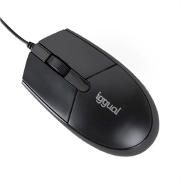 [FTRRCA0758] iggual Ratón óptico COM-BASIC3-800DPI negro