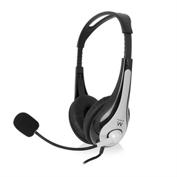 [MAUAMI0658] EWENT EW3562 Auriculares + Micrófono Stéreo negro