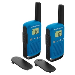 [NTEINT0026] MOTOROLA T42 Walkie Talkie 4Km 16CH Azul Duo