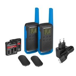 [NTEINT0029] MOTOROLA T62 Walkie Talkie 8Km 16CH Azul Duo