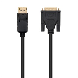 [AISCCI0373] Nanocable Cable Conversor DP a DVI  2 M Negro