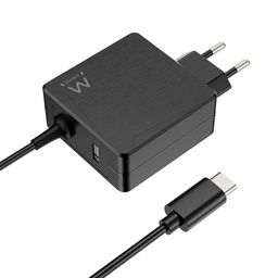 [AATCAT0378] EWENT Cargador USB-C PD 45W +Puerto usb-A