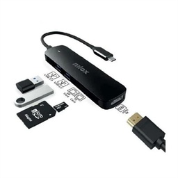 [AAOAUS0230] Nilox NXDSUSBC05 Adaptador USB-C 5 en 1