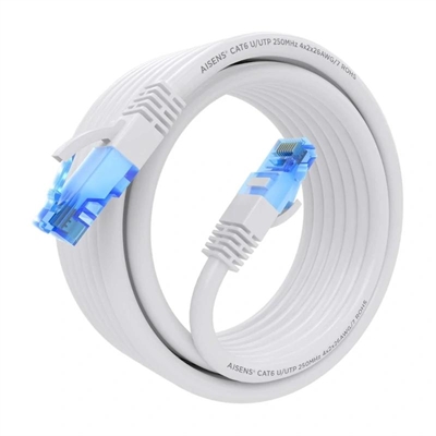 Aisens Cable RJ45 CAT.6 UTP AWG26 CCA Blanco 5.0
