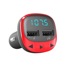 [MREMMP0347] Energy sistem Car Transmitter FM Red (microSD,MP3)