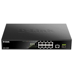 [NSWSAR0442] D-Link DGS-1010MP/E Switch 8xG PoE 1xG Up 1xG SFP