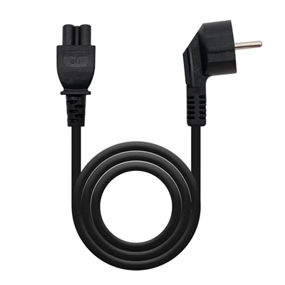 Nanocable Cable Alim. trébol, CEE7 -M-C5-H, 2 m