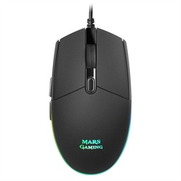 [FTRRCA0654] Mars Gaming Ratón opt.MMG 3200dpi Flow,antidesliza