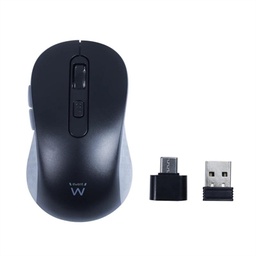 [FTRRIN0549] EWENT EW3204 Ratón inalámbrico 2.4GHz click silen