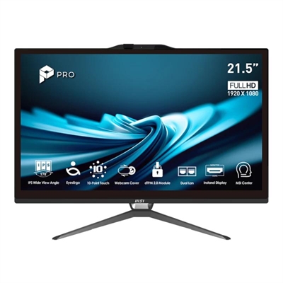 MSI Pro AP222T-449ES i5-14400 8 256 W11P 22" tac.N