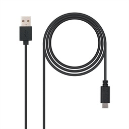 [APTAPC0755] Nanocable Cable USB 2.0 3A Tipo USB-C/M-A/M 1 M