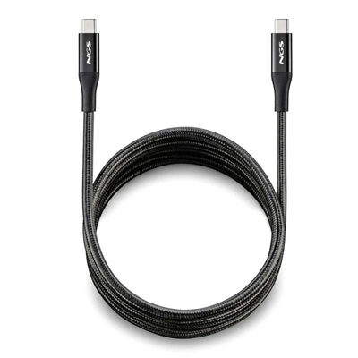 NGS Cable carga rapida USB C a USB C de 2 m