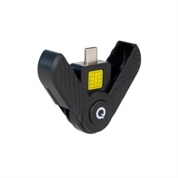 [FLTLCH0046] Tooq TQR-3011B Lector DNIe USB-C 2.0 Negro