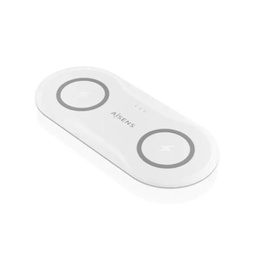 [AATCAT0475] Aisens Cargador Inalámbrico USBC 15W 2 en 1 Blanco
