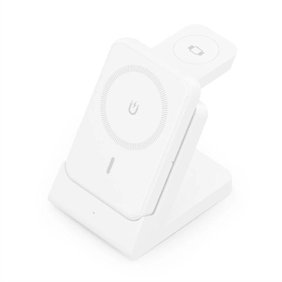 Aisens Cargador Inalámbrico USBC 15W 4 en 1 Blanco