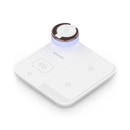 [AATCAT0480] Aisens Cargador Inalámbrico USBC 15W 4 en 1 Blanco