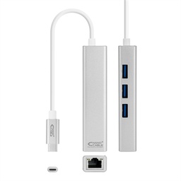 [ANEAHE0705] Nanocable Conversor USB-C Ethernet +3xUSB 3.0