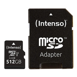 [MTMSDM0230] Intenso 3423493 Micro SD UHS-I Premium 512G c/adap