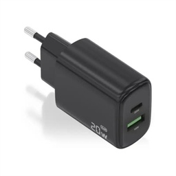[AATCAT0493] Aisens Cargador GaN 20W USB-C PD 3.0 USB-A QC3.0
