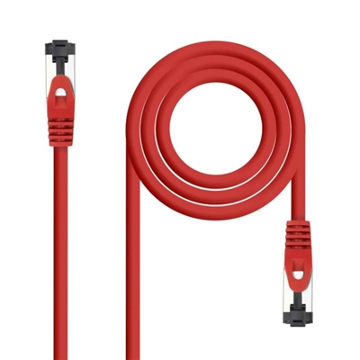 Nanocable Cable red Cat. 8.1 2GHZ SSTP Rojo 0,30m