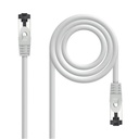 Nanocable Cable red Cat. 8.1 2GHZ SSTP Blanco 1m